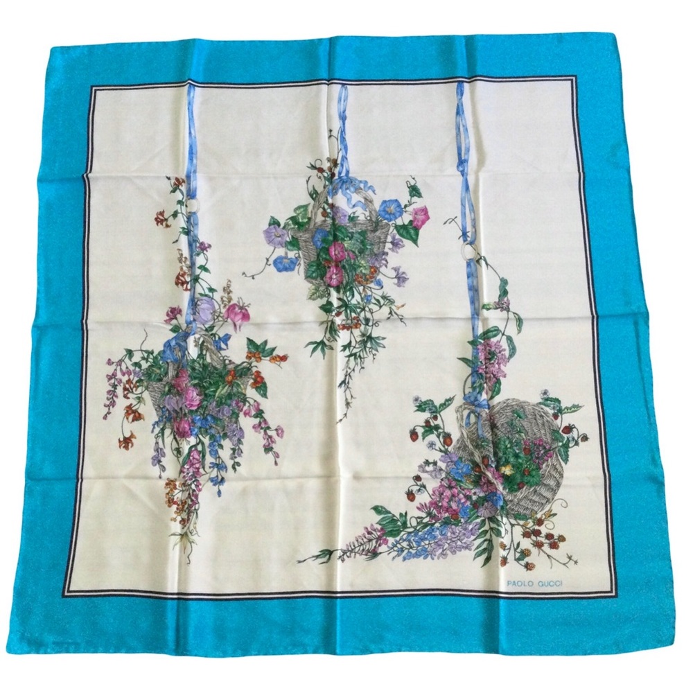 HOST PICK Vintage Paolo Gucci Silk Scarf